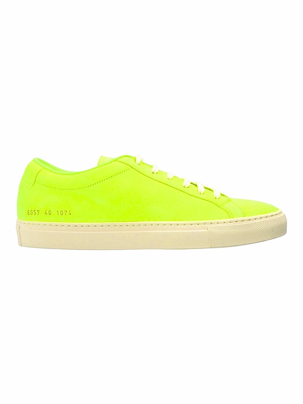 Common Projects – Achilles Low Neon Yellow Suede Sneakers – Women’s Sz. EU 41